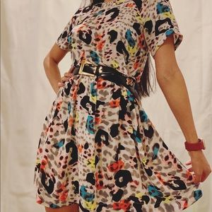 TopShop Animal Print Dress